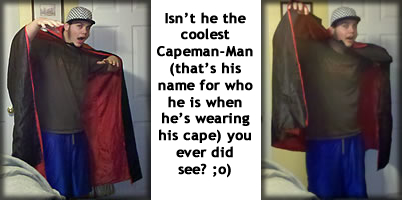 Picture of Capeman-man Costume 1